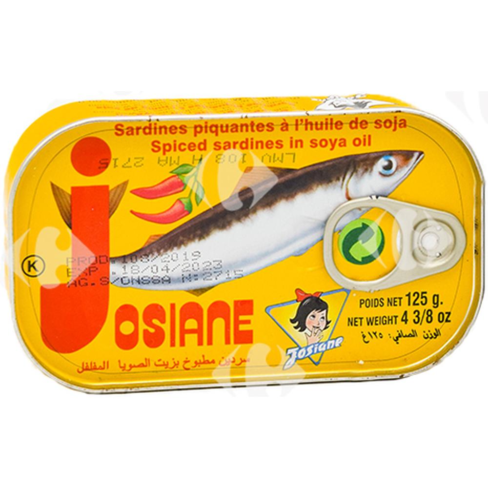 Conserve de Sardines à l'Huile Pimentée Josiane 125g