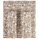 Couvre-lit Décoratif Fleurs vieux Rose avec 1 Taie d'Oreiller Kasa 160x220cm