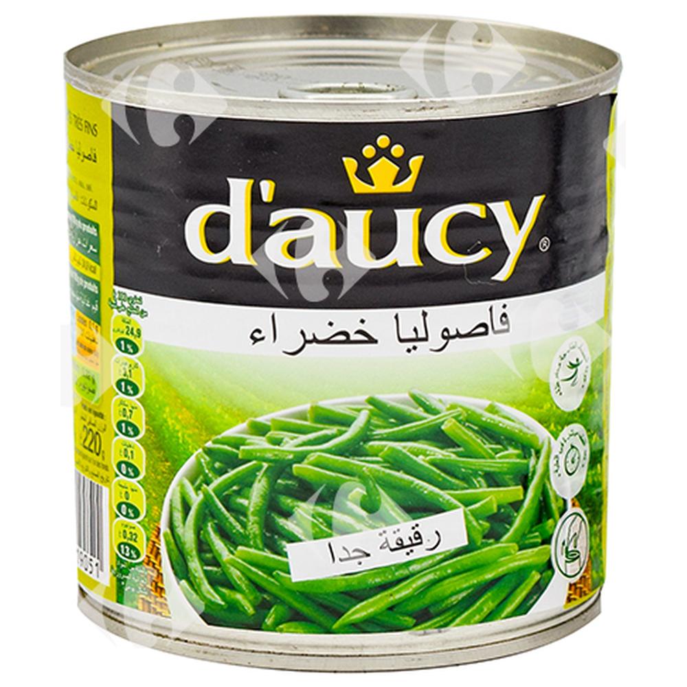 [1671] Conserve de Haricots Verts D'Aucy 400g
