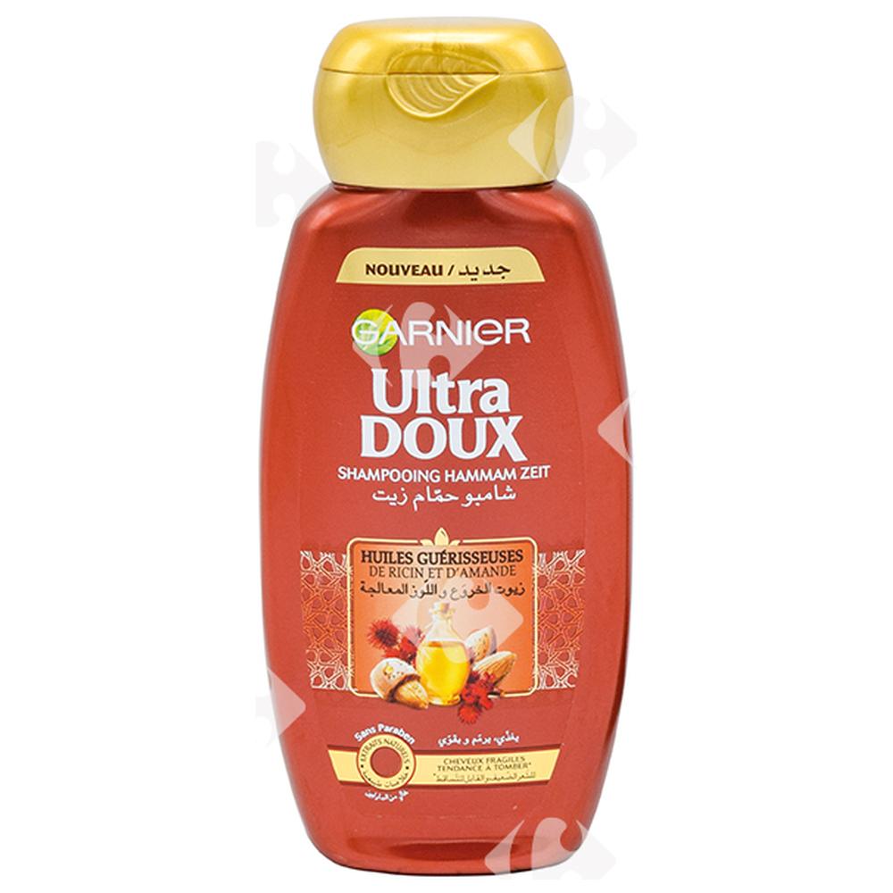 [610762] Shampooing Hammam Zeit Ricin Amande Ultra Doux Garnier 200ml