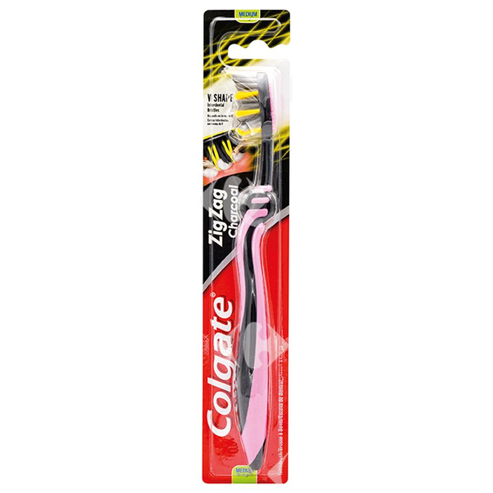 Brosse à Dents Zig Zag Charcoal Colgate 1 unité