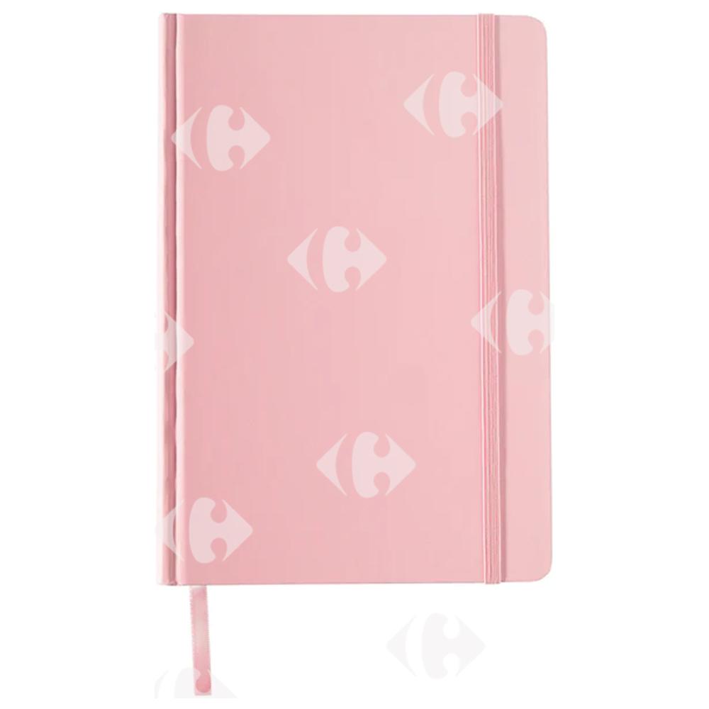 [700090] Carnet Agrafé Couverture Rigide Ligné Pastel Note A5 0.3g 21,5x15x1,5cm