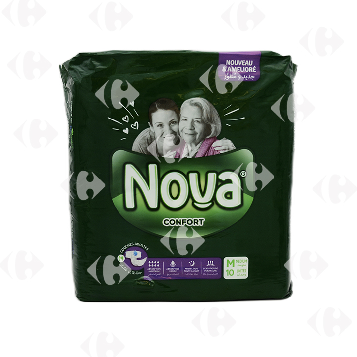 [525014] Couches Adultes Large Nova 10 unités