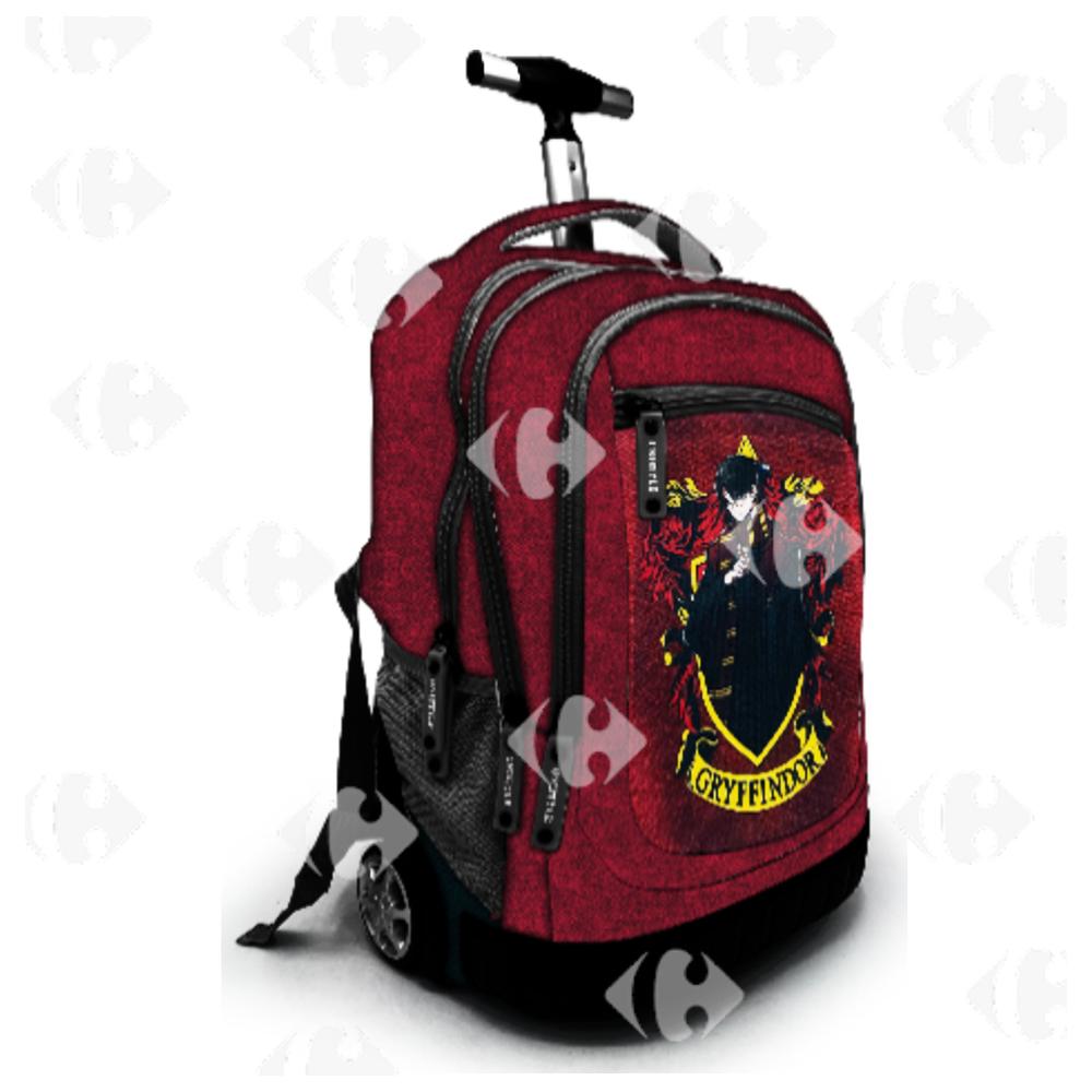 [702339] Trolley 18" avec roues et base rigide 6 motifs 4 poches (couleur aléatoire)
