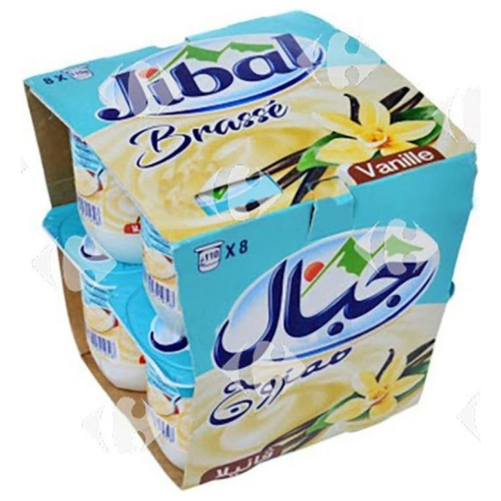 [490696] Pack Yaourt Brassé Vanille Jibal 8x110g