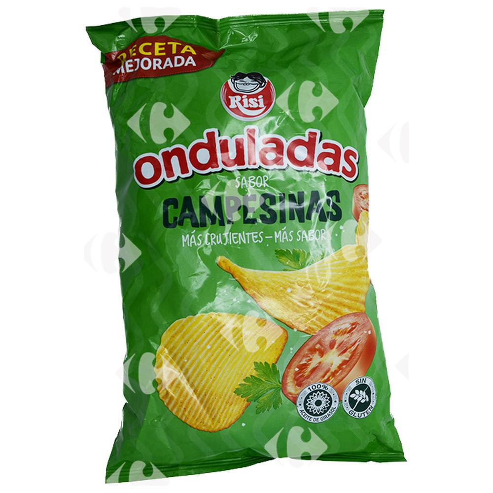 Chips Onduladas Tomate Persil Sans Gluten Risi 100g