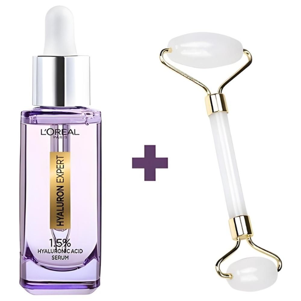 [672268] Pack Sérum Hyaluron L'Oréal Paris + Facial Roller Offert