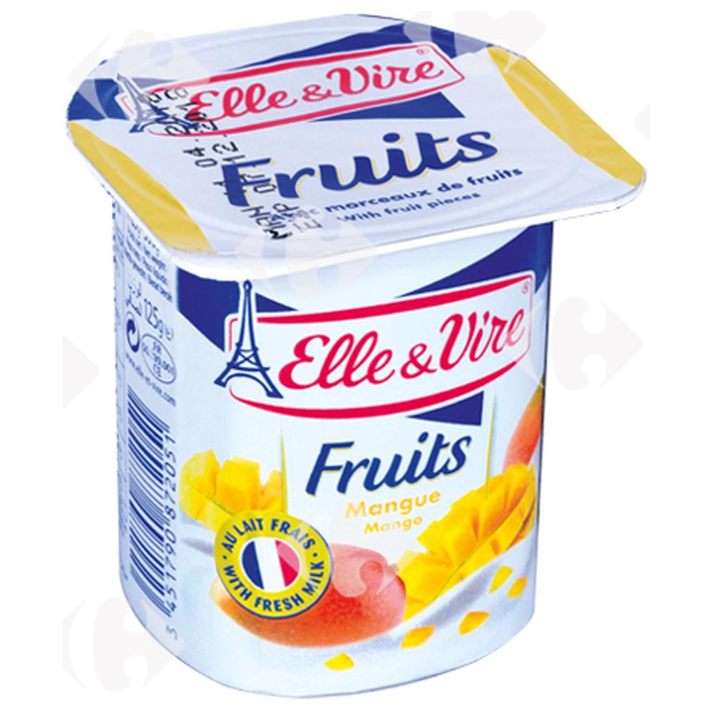 Dessert Lacté Mangue Elle Et Vire 125g