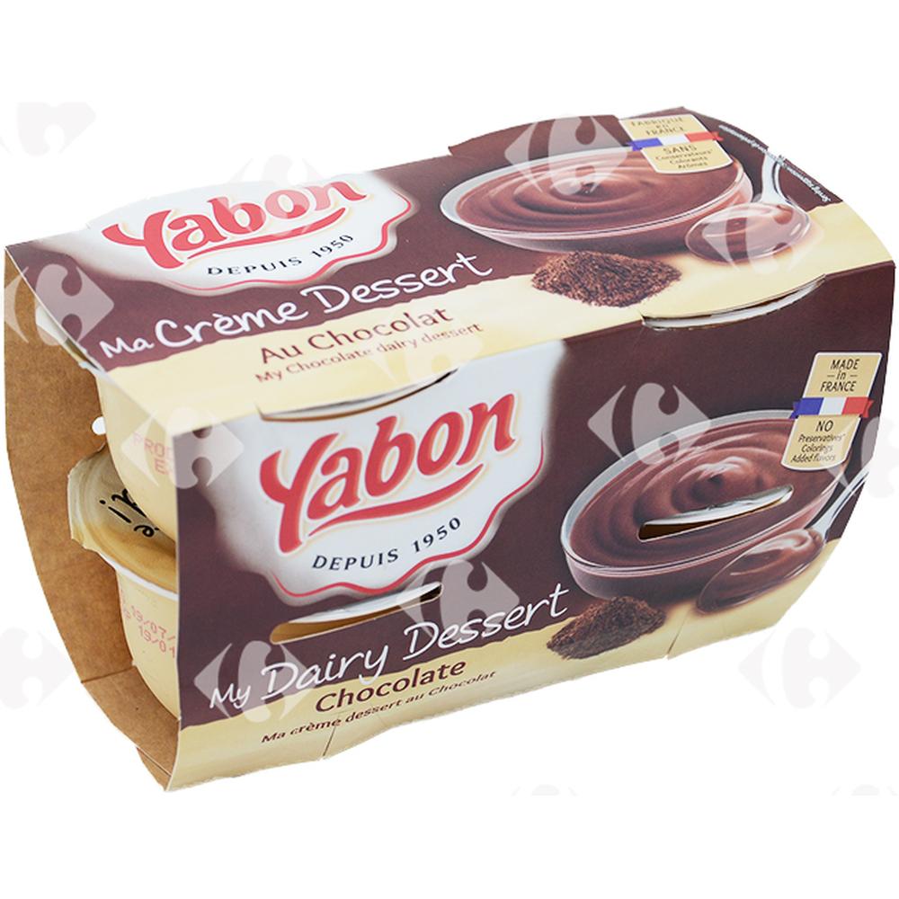 Crème Dessert Chocolat Yabon 4x120g