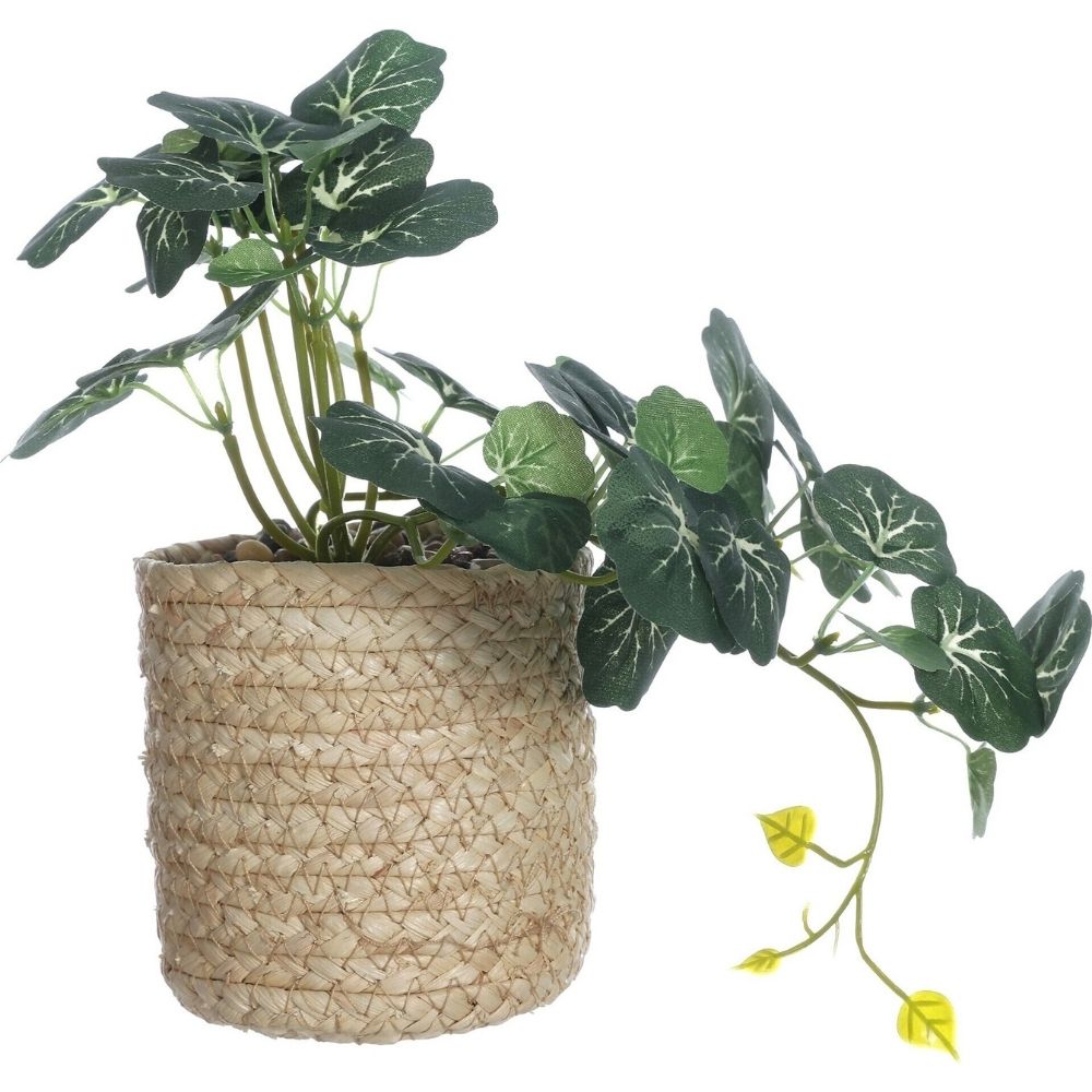 [730660] Pot Paille Plante Artificielle en Cascade Kasa
