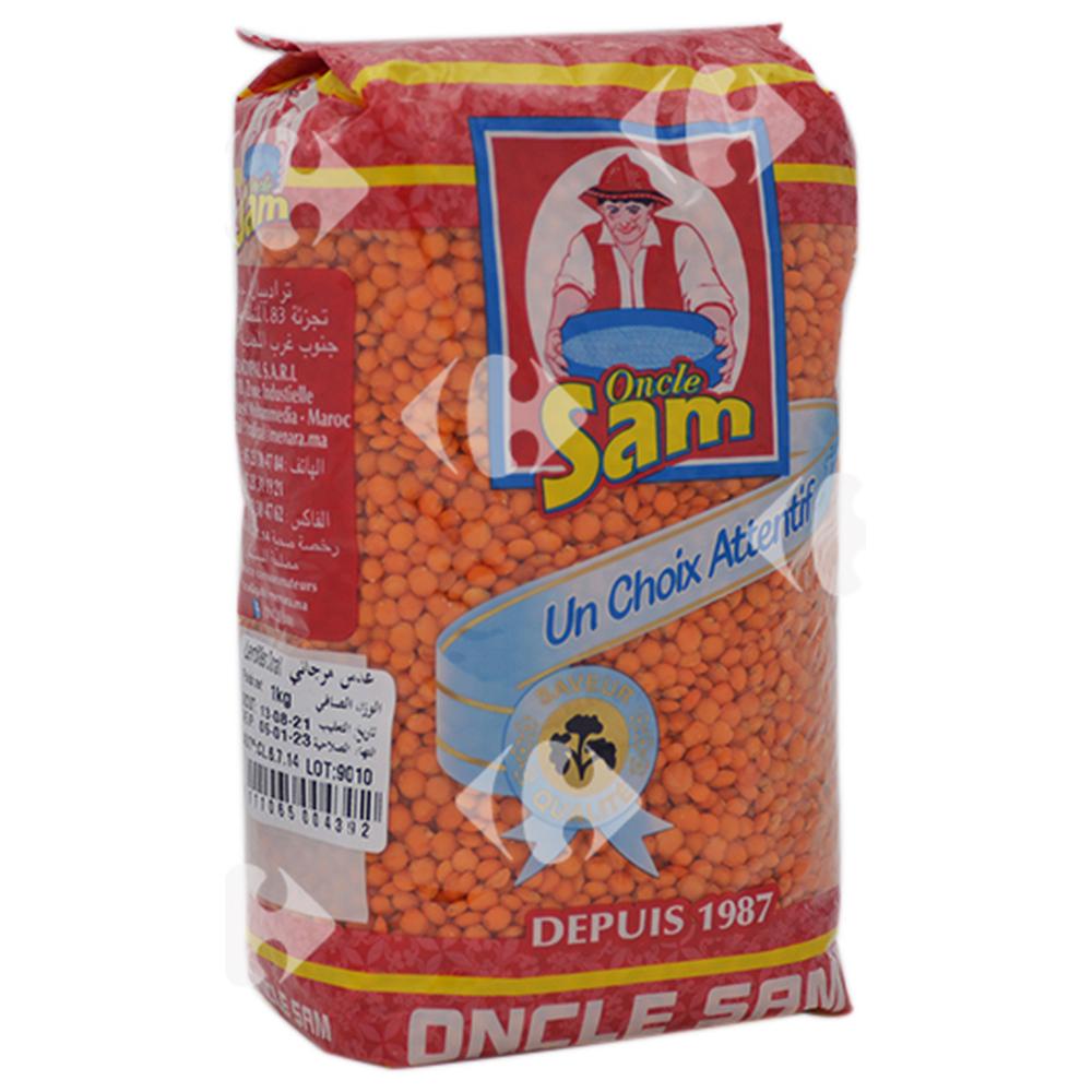 [659478] Lentilles Corail Oncle Sam 1kg