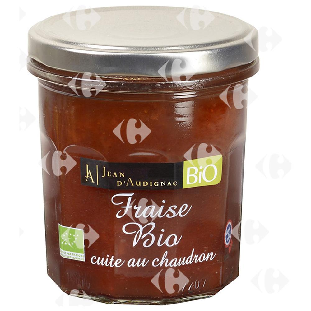 [680697] Confiture Fraise Bio Jean D'Audignac 320g