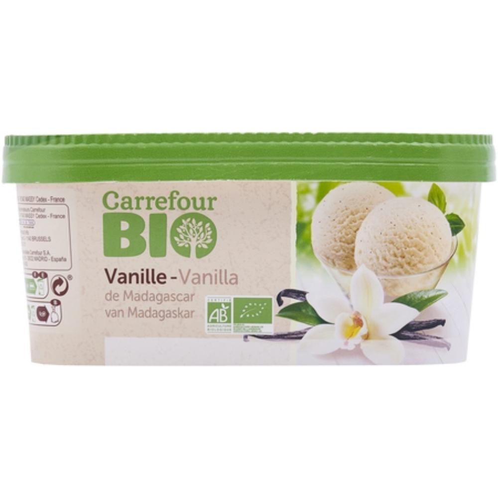 [531992] Crème Glacée Vanille en Bac Carrefour Bio 900ml