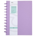 Carnet Smart A4 Lavande Talia 25,4x30x1,5cm 100 feuilles