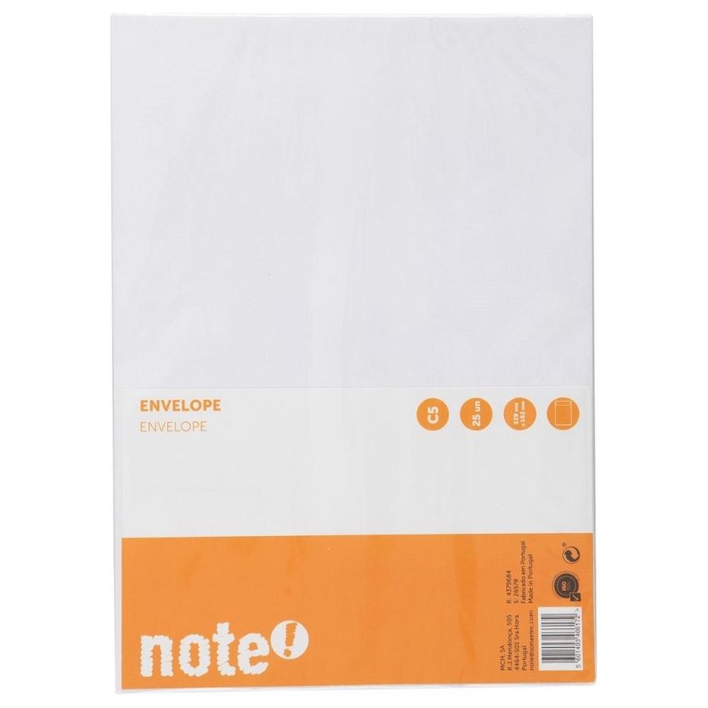 [718396] Enveloppe en Silicone C5 229x162 mm Blanche 25 unités
