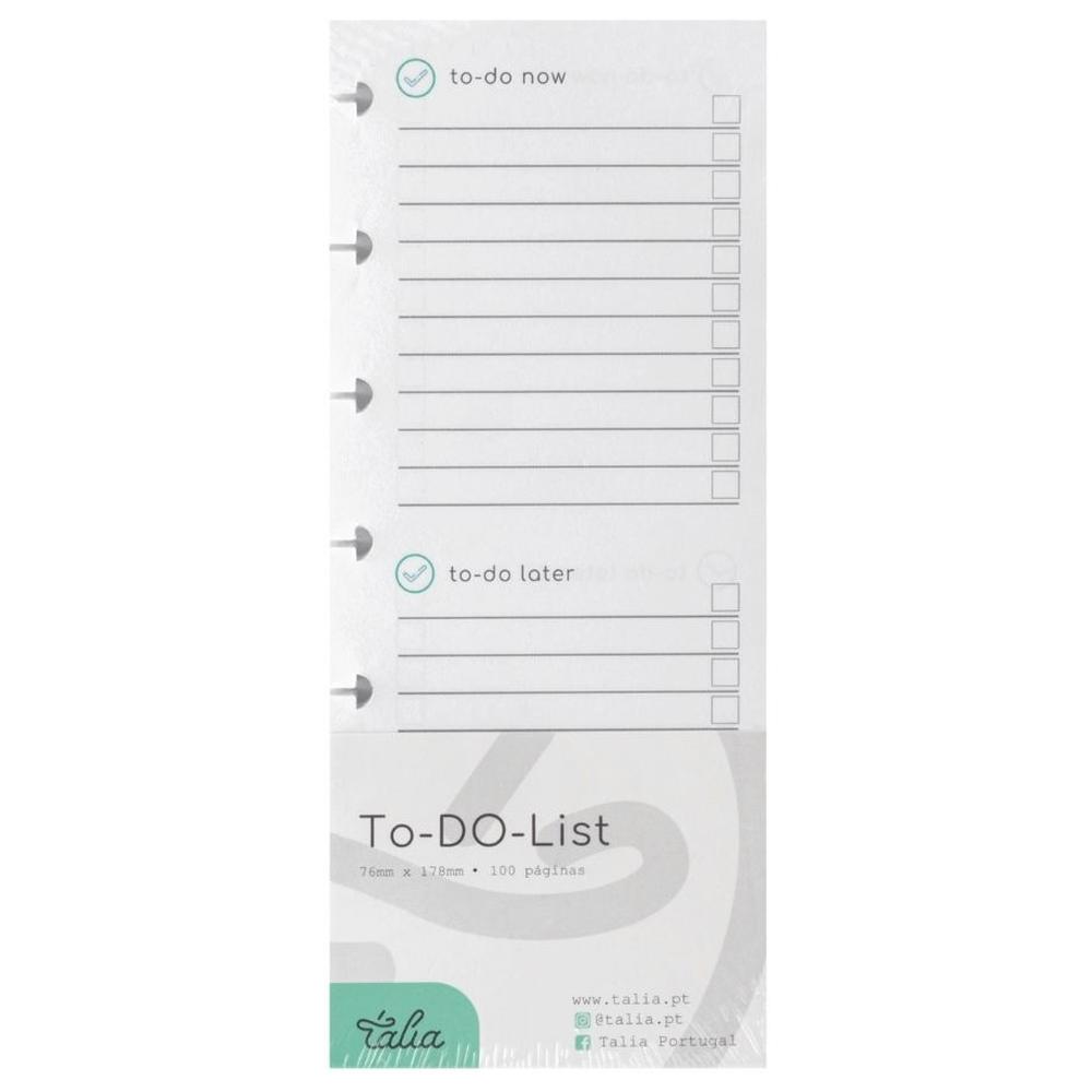 [718759] Bloc-notes Liste de Tâches Smart Talia 17,8x7,6 cm