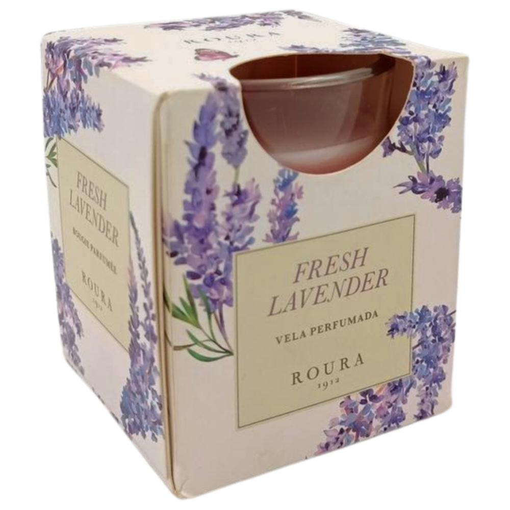 [545100] Bougie Verre Parfumée Lavande Roura.