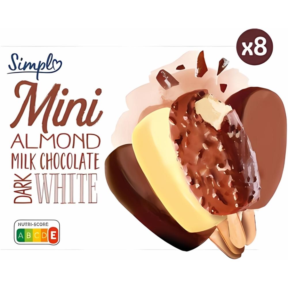 [714718] Mix de Glace Mini Bâtonnets Simpl 8 unités 284g.