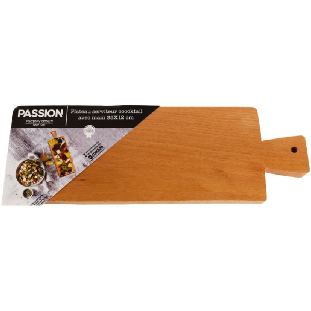 Plateau Serviteur avec Main Cocktail Passion 35x12 cm