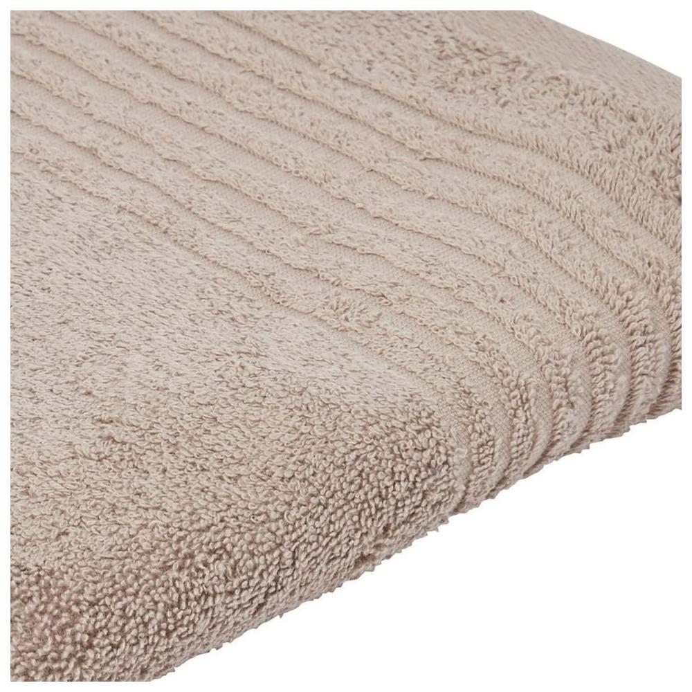 [717193] Serviette de Bain Taupe Tex Home 50x90 cm