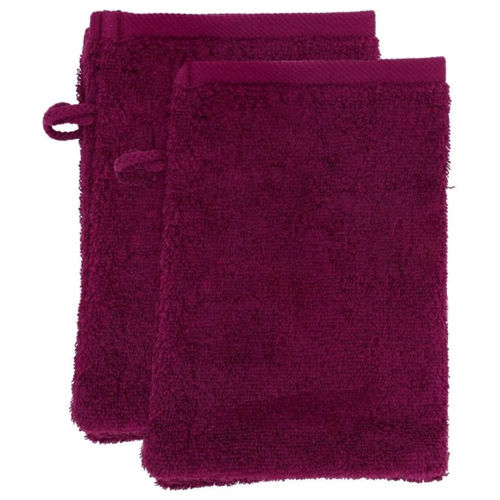 [539248] Gant de Toilette Violet 100% Coton Tex Home 15x21cm.