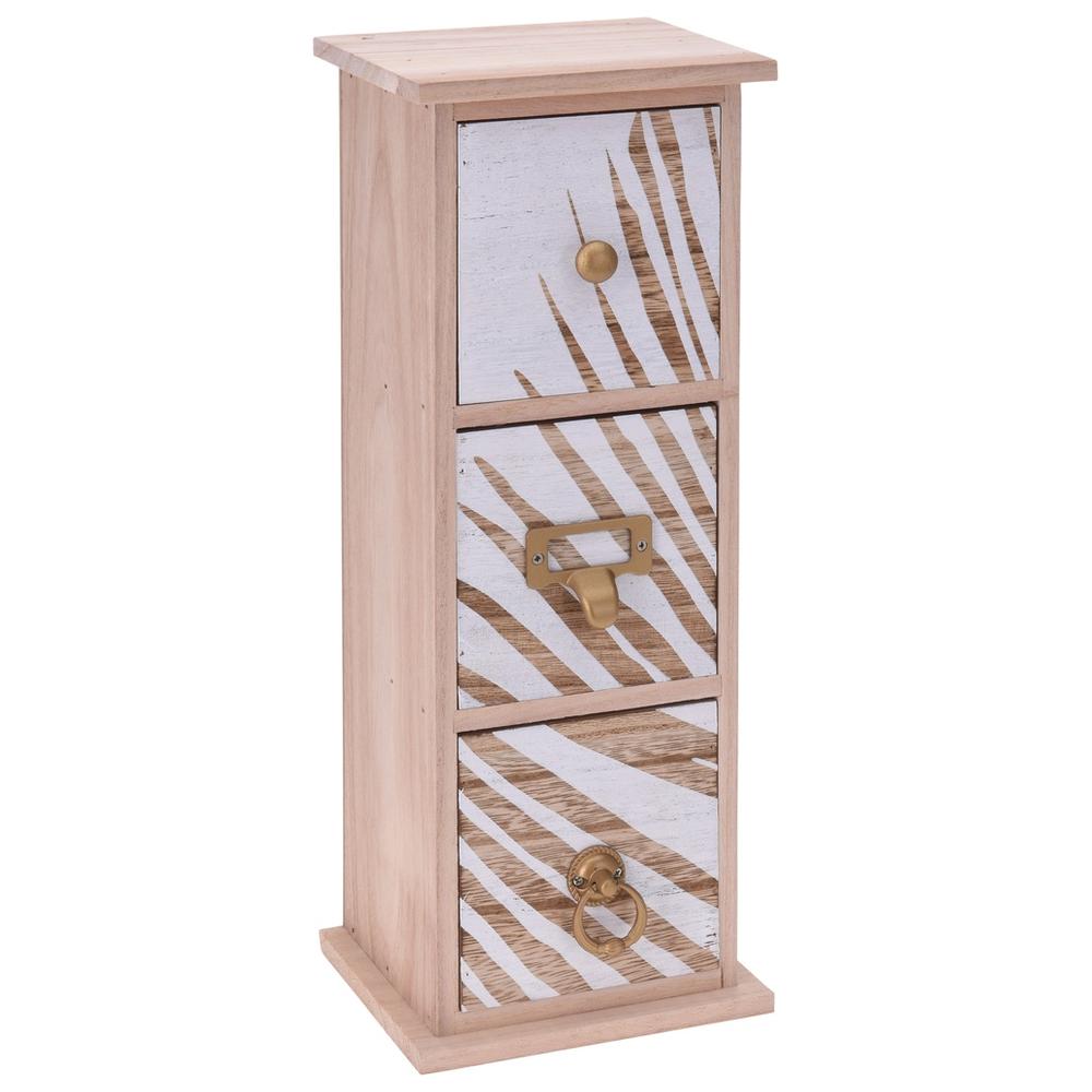 [651365] Cabinet 3 Tiroirs Koop 13x35cm.