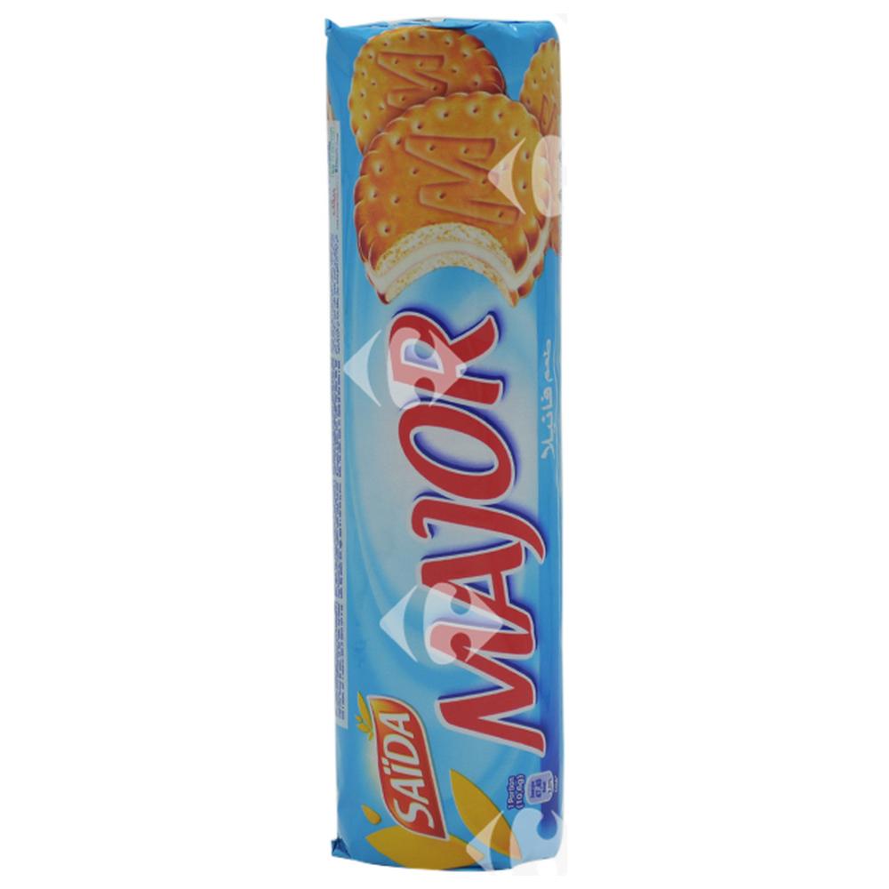 Biscuits Sandwich Vanille Major Saida 150g.