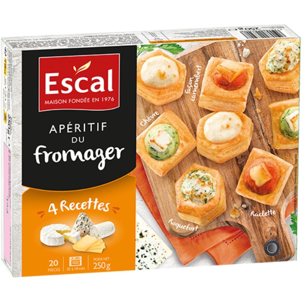 [640194] Mini Feuilletés au Fromage Escal 250g 20 pièces.