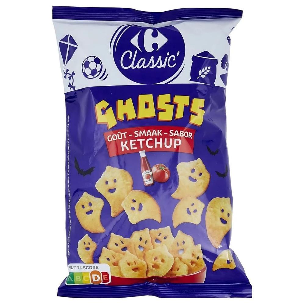 [710151] Chips Apéritifs Goût Ketchup Carrefour Classic 75g