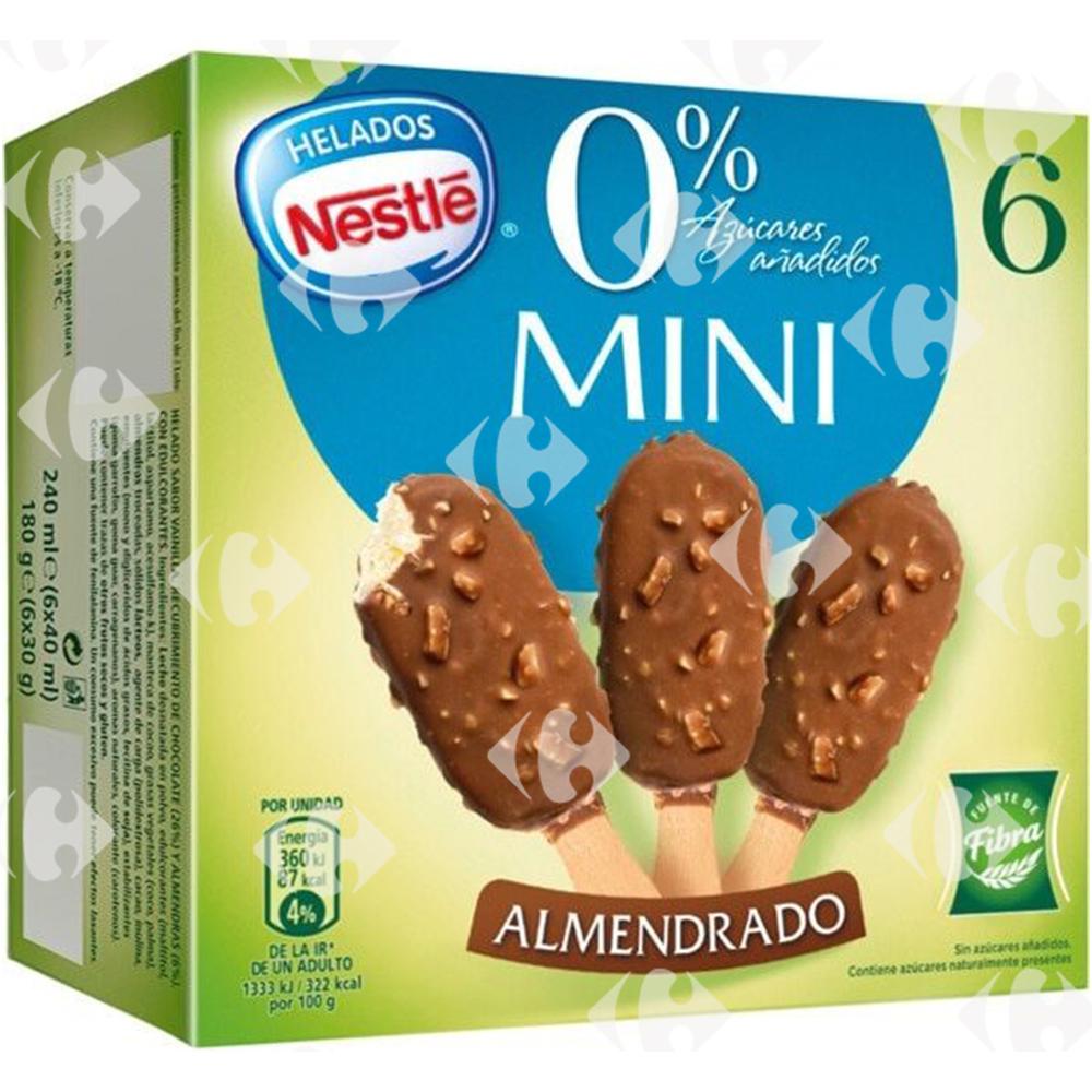 Mini Bâtonnet Amande Ana 0% Sucre Nestlé 6x40ml.
