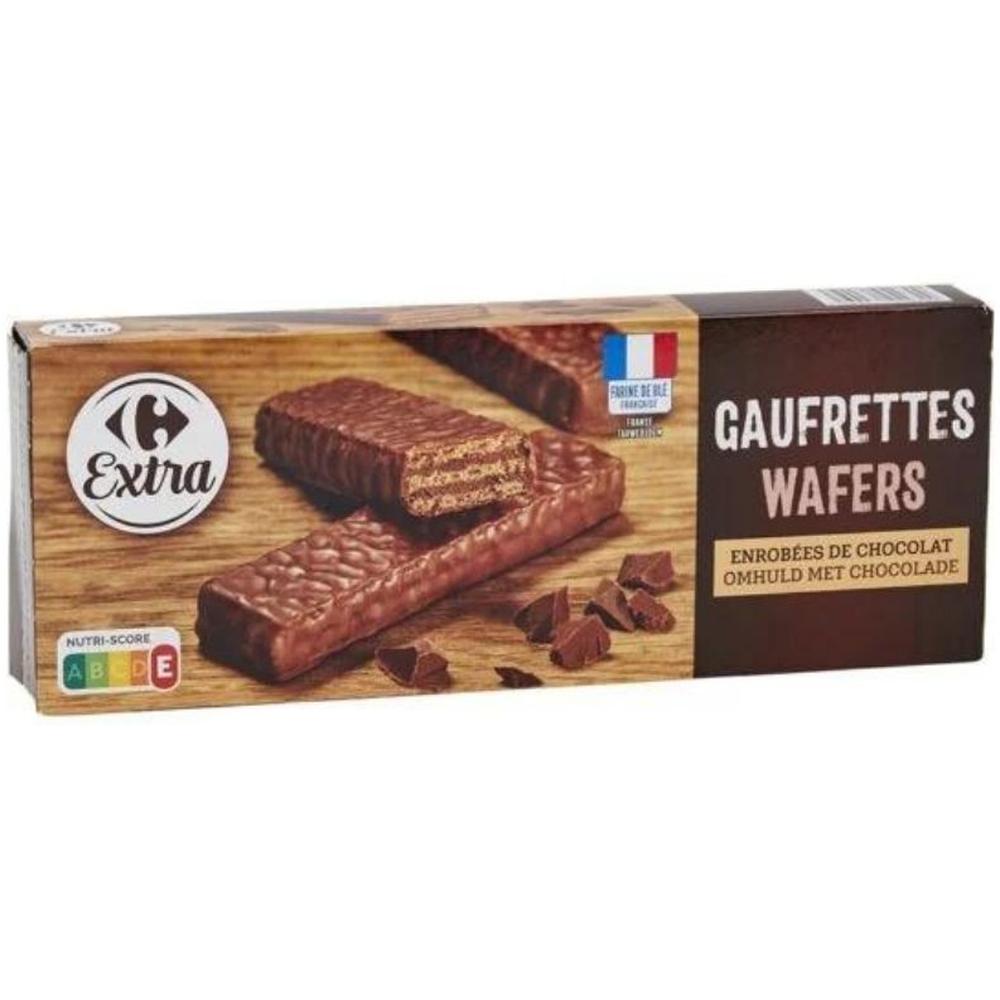 Gaufrettes Enrobées de Chocolat Carrefour Extra 150g