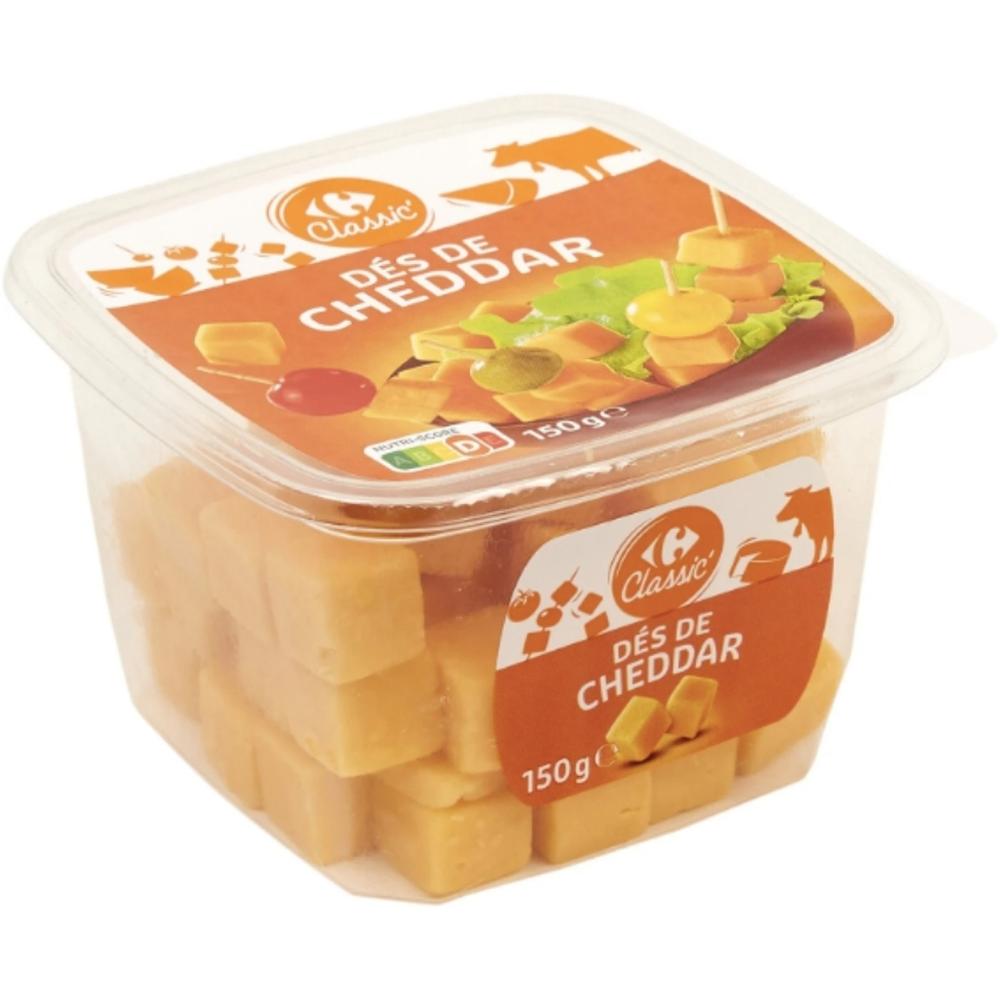 [699755] Dés De Cheddar Carrefour Classic 150g.
