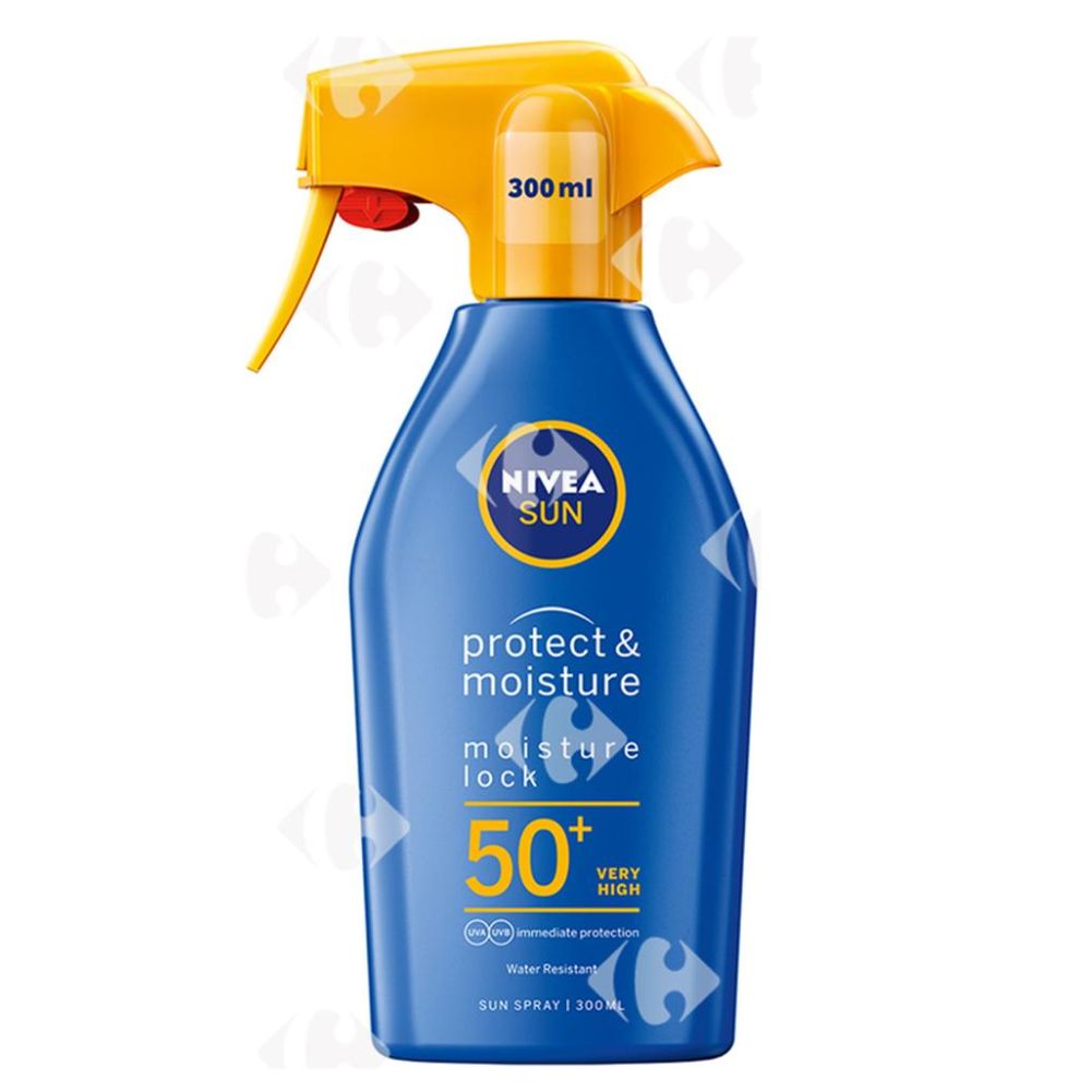 [395986] Spray Protect Hydrate SPF 50 Nivea Sun 300ml.