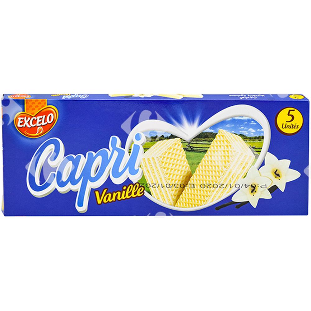 Pack Gaufrettes Vanille Capri 5x45g.