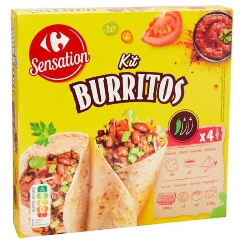 Kit Burritos Carrefour Sensation 510g