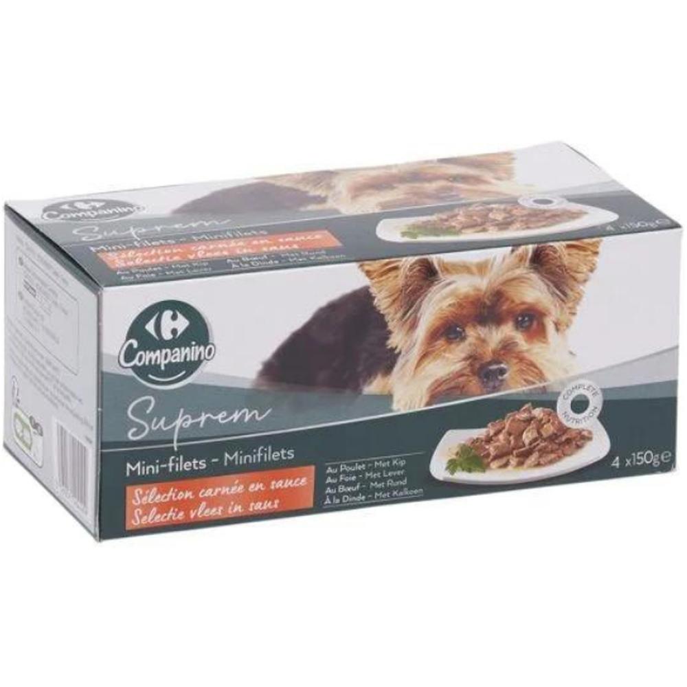 [704731] Pâtée pour Chien Carrefour Companino 4x150g