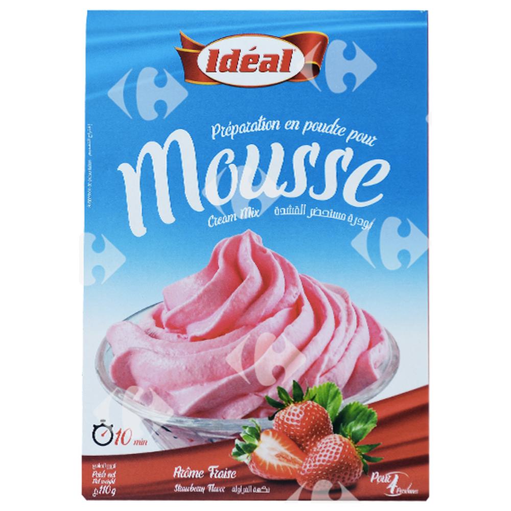 [4078] Mousse Fraise à Préparer Idéal 110g.