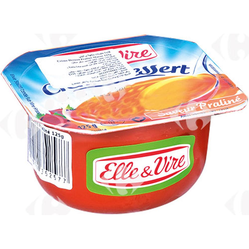 [29655] Crème Dessert Praliné Elle Et Vire 125g.
