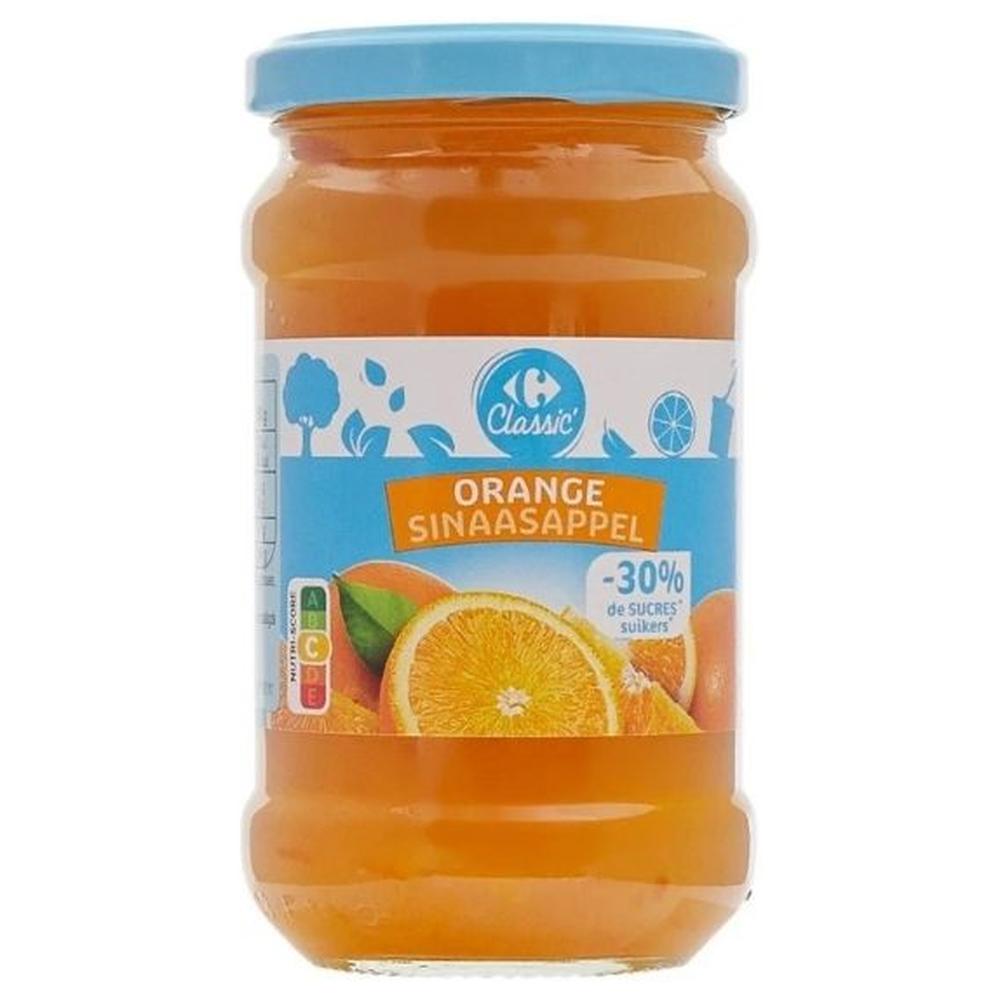 Marmelade Orange Allégée en Sucres Carrefour Classic 340g