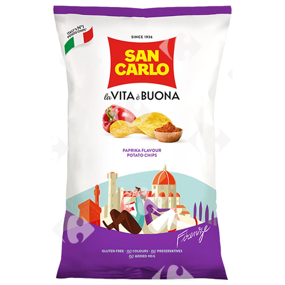 [644974] Chips Paprika Sancarlo 150g.