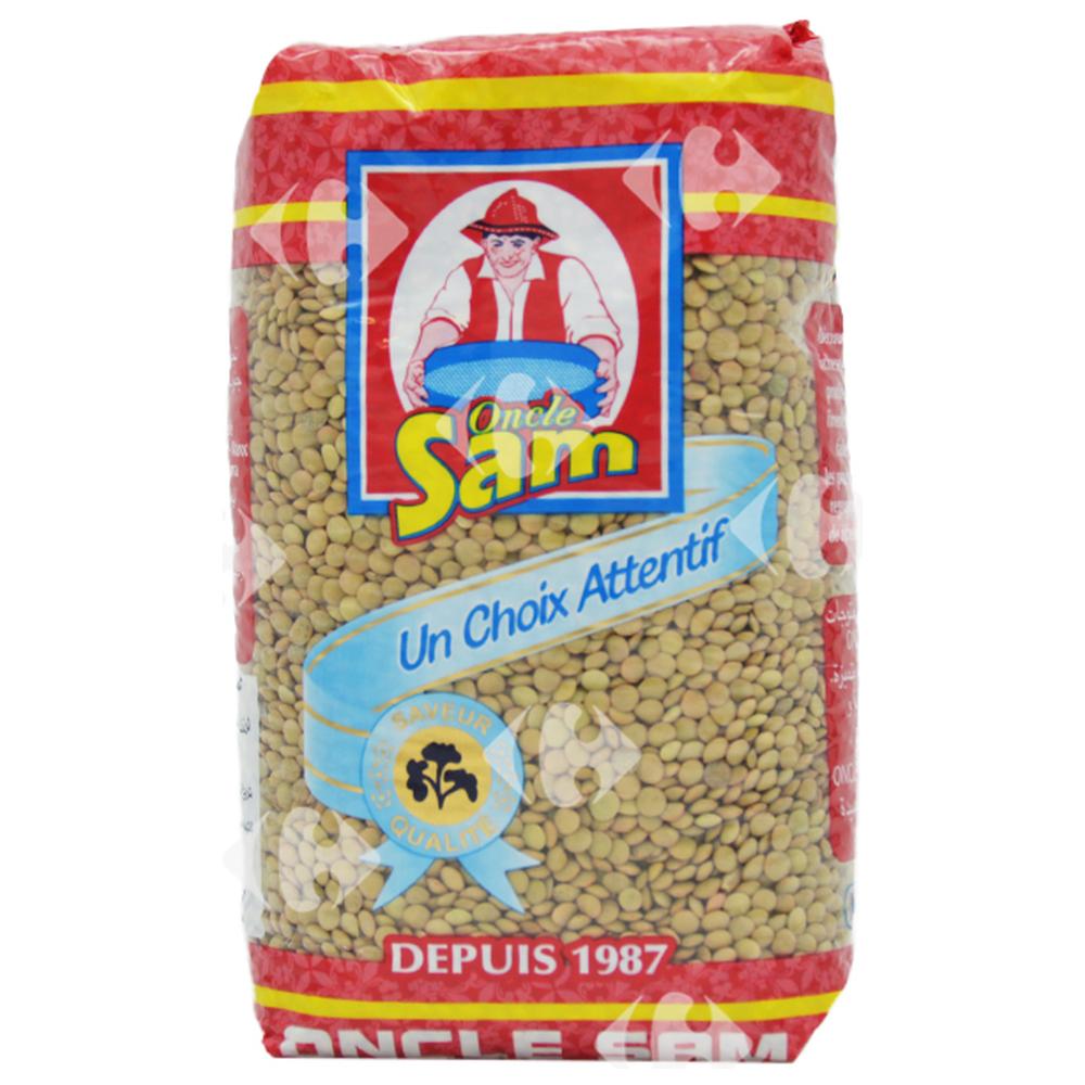 Lentilles Oncle Sam 1kg.