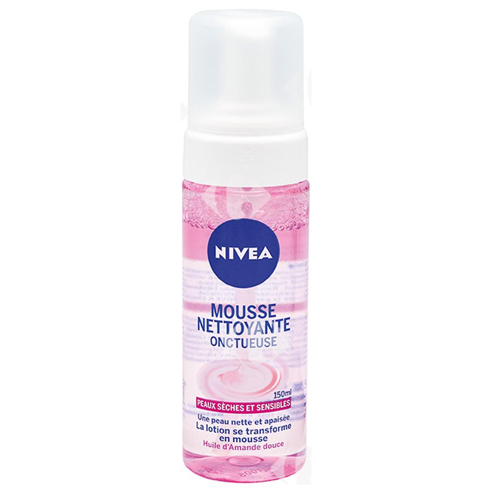 Mousse Nettoyante Onctueuse Peaux Sèches Sensibles Nivea 150ml.