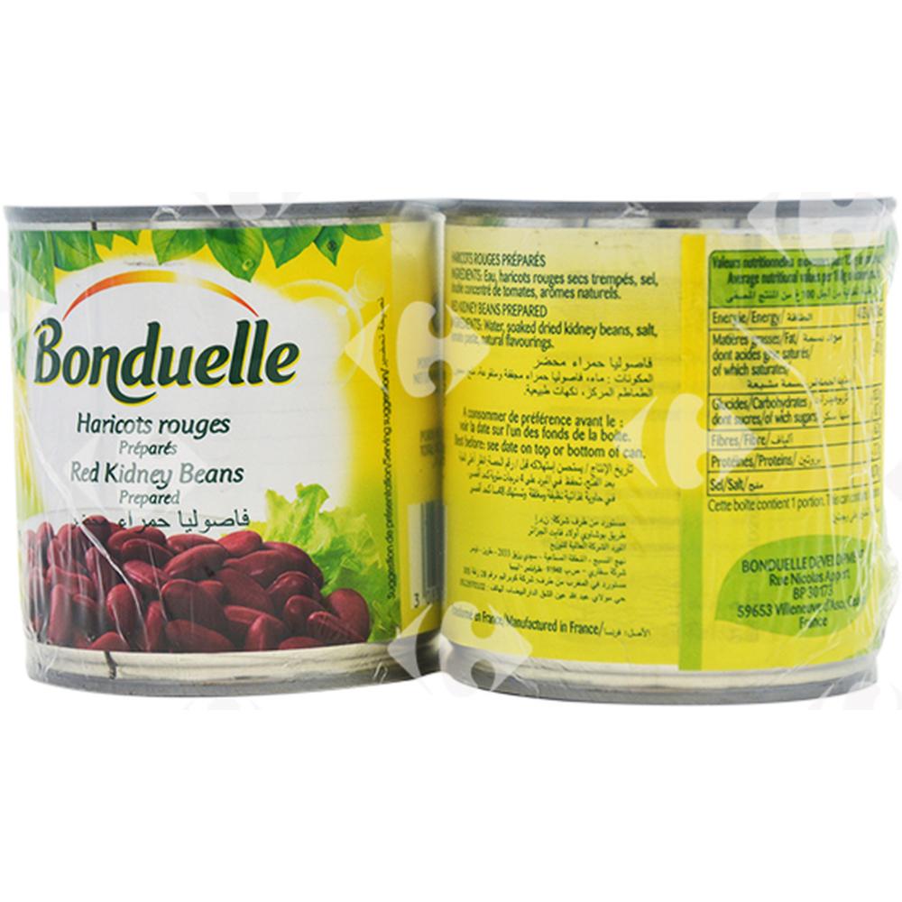 Conserve de Haricots Rouges Bonduelle 2x200g.
