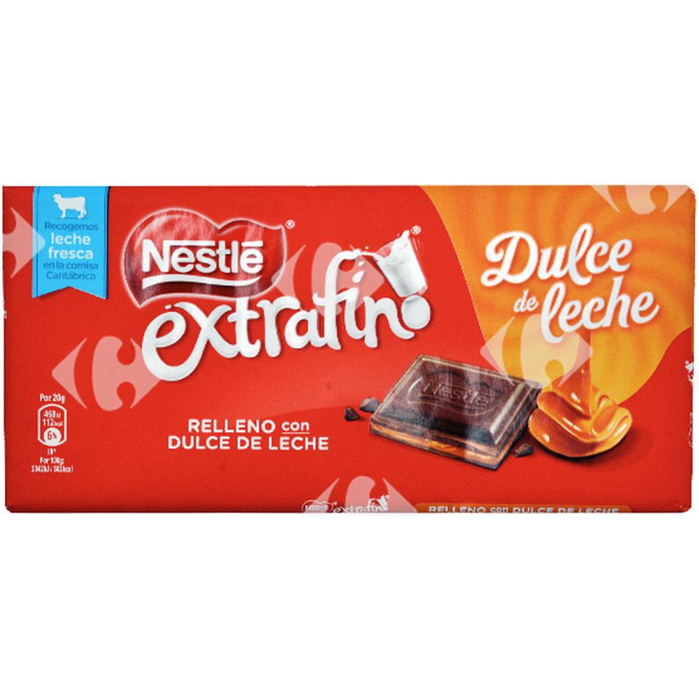 Tablette de Chocolat au Lait et Caramel Extra Fine Nestlé 120g.