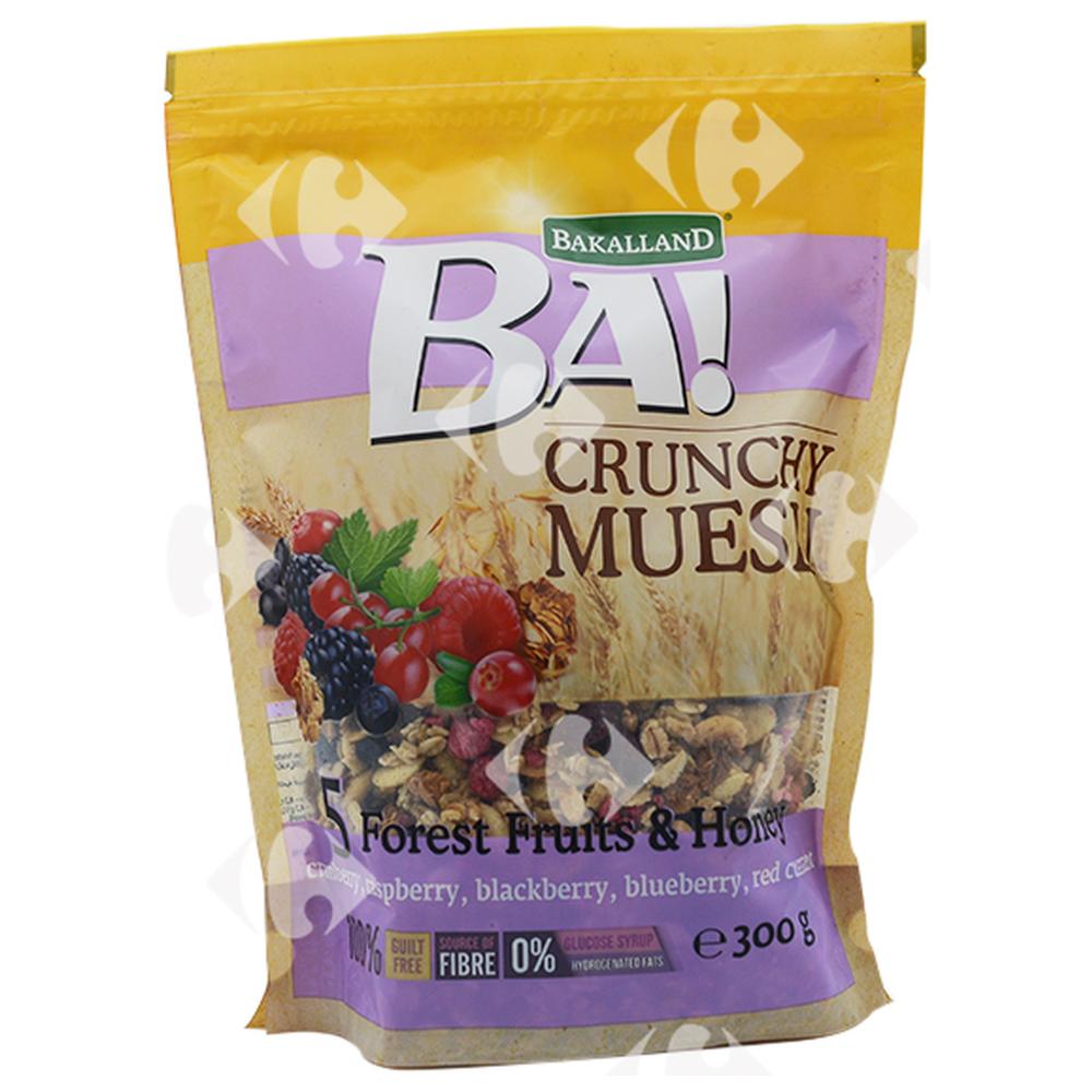 Muesli Crunchy Fruits des Bois Ba 300g.