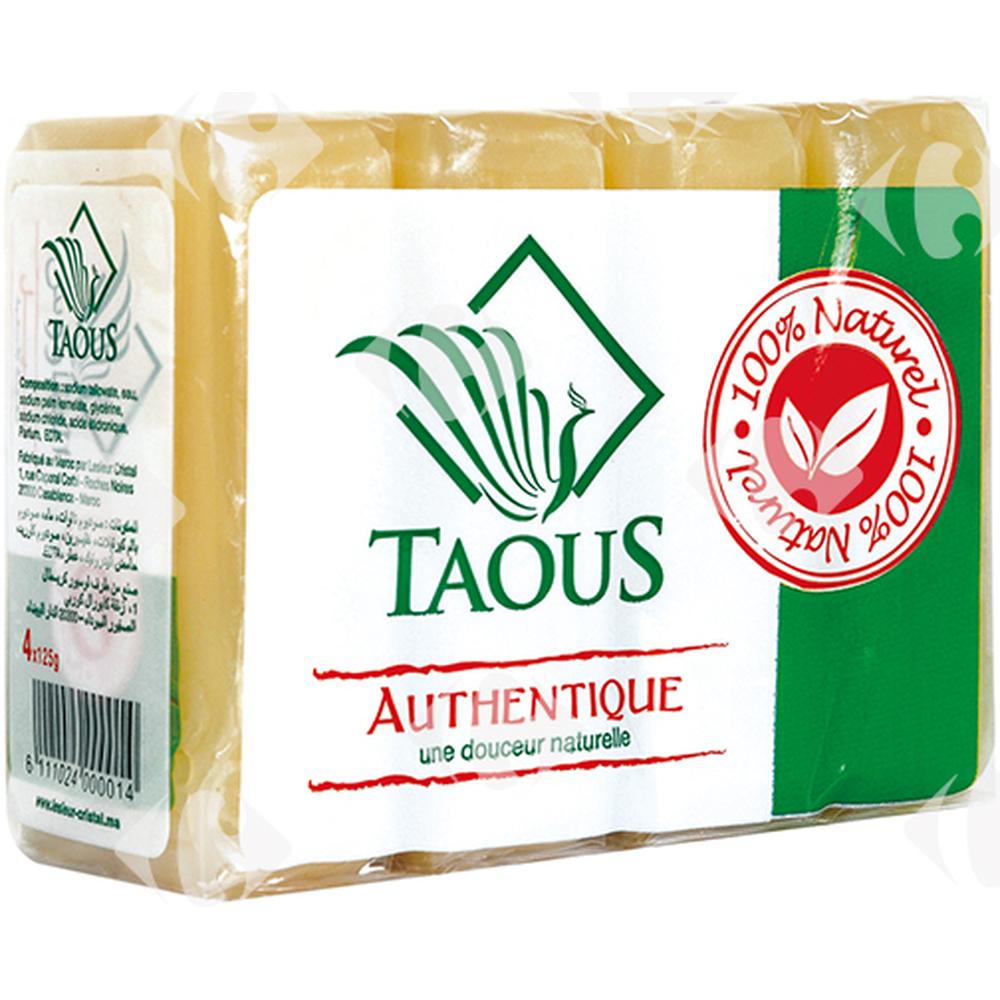 Savon Dur Authentique Taous 4x125g.