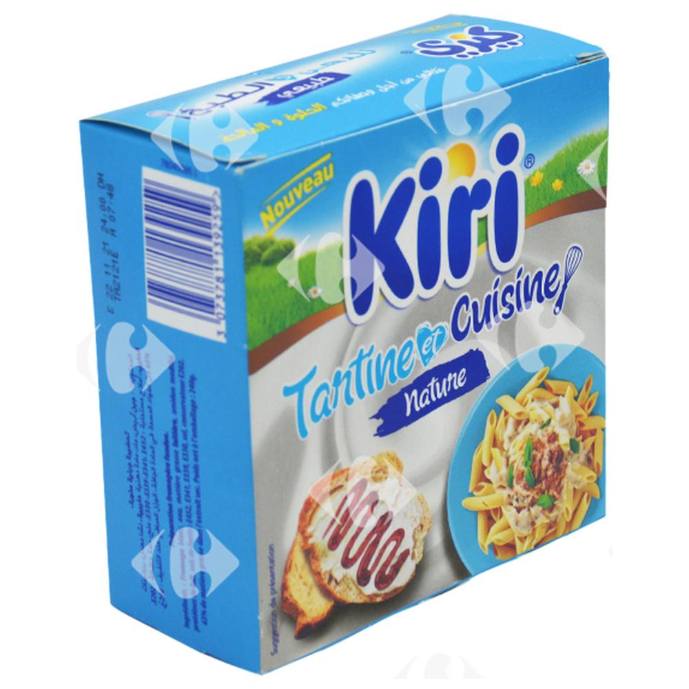 Fromage Tartine et Cuisine Nature Kiri 240g.
