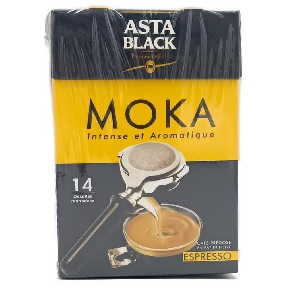 Café en Dosettes Espresso Moka Asta Black 14 piéces 7g