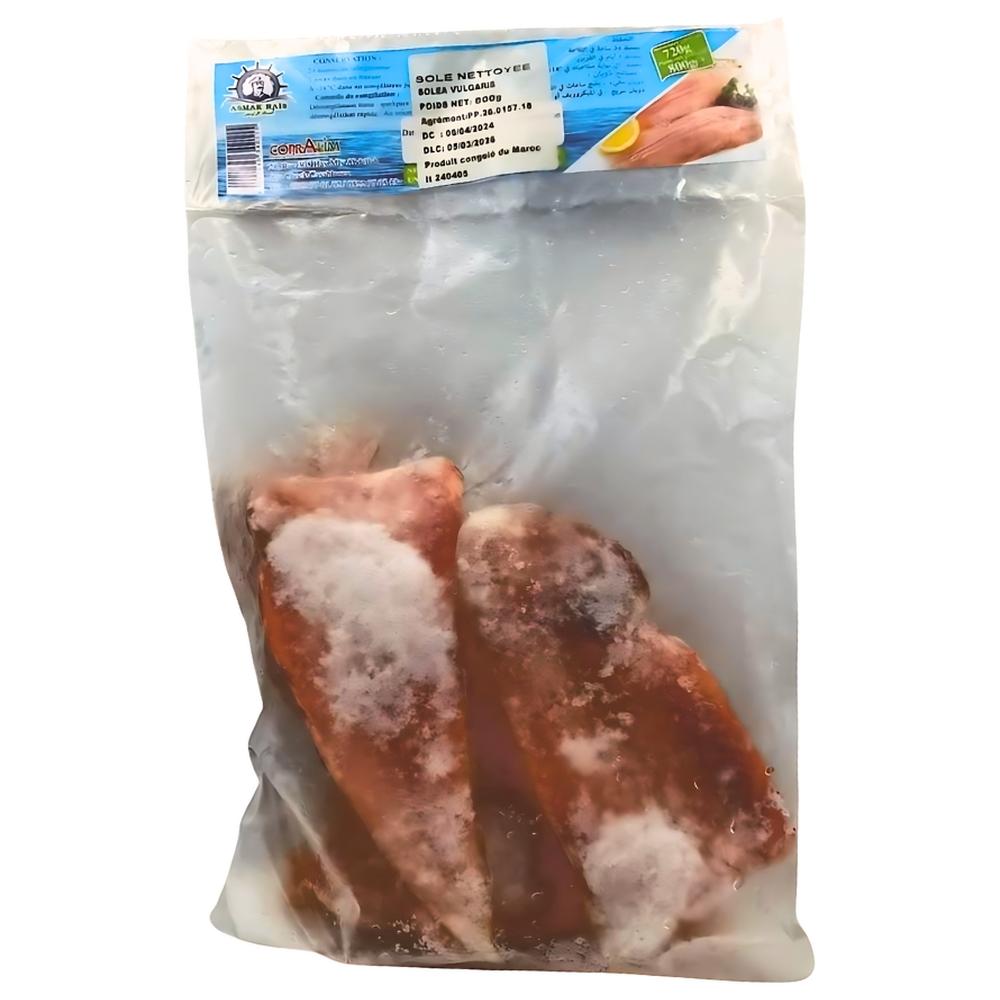 Sole Nettoyée Asmak Rais 800g