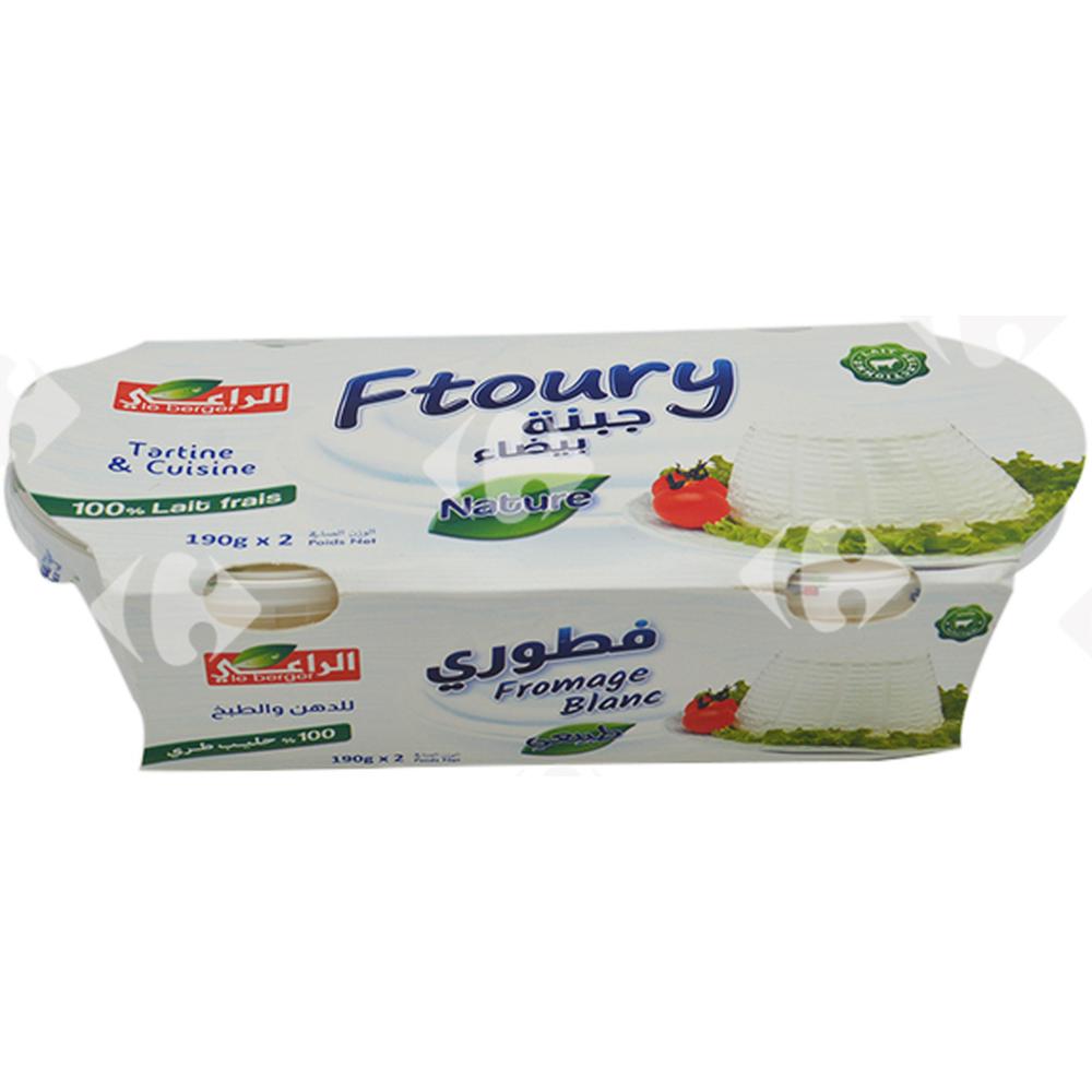 Pack Fromage frais à tartiner Ftoury Le Berger 2x190g.